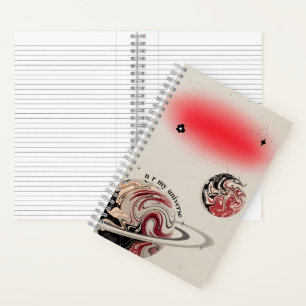 Cuaderno Mi Universo – Arte Espacial Abstracto