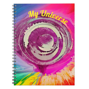Cuaderno "Mi universo" - Bloc de notas de galaxia artística