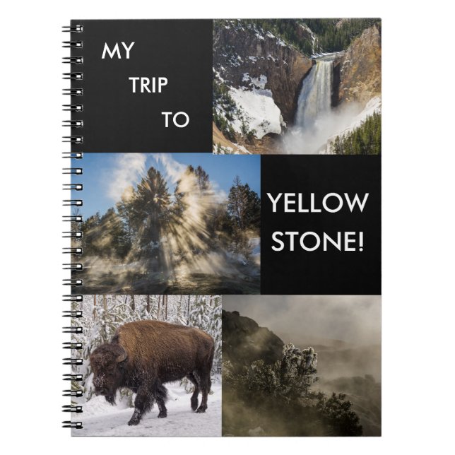 Cuaderno Mi viaje al Parque Nacional Yellowstone (Frente)
