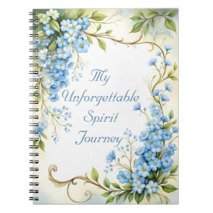 Cuaderno Mi viaje espiritual inolvidable con nomeolvides
