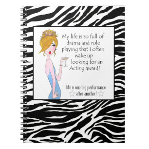 Cuaderno Mi Vida Está Tan Llena De Drama Y Rol Jugando Eso.