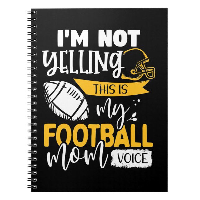 Cuaderno Mi voz de mamá de fútbol (Frente)