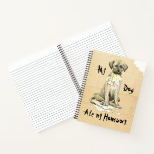 Cuaderno Mi Wolfhound irlandés se comió mi casa