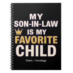 Cuaderno Mi yerno es mi familia graciosa favorita