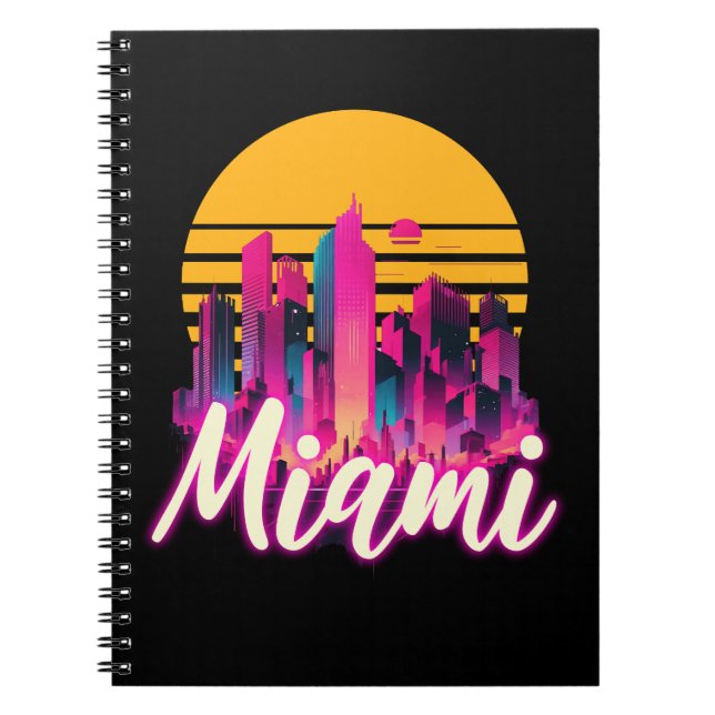 Cuaderno Miami al atardecer (Frente)