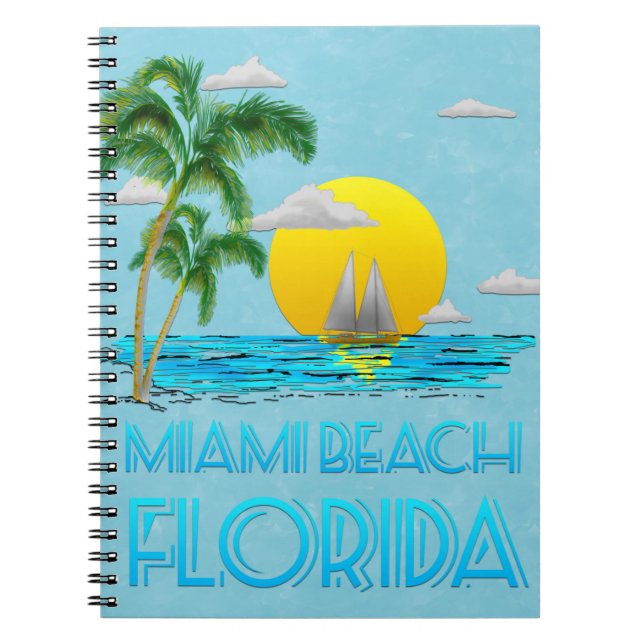 Cuaderno Miami Beach Florida (Frente)
