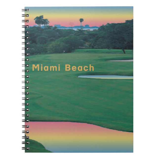 Cuaderno Miami Beach GOLF (Frente)