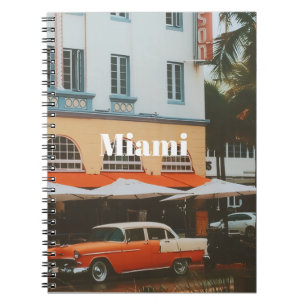 Cuaderno Miami Ocean Drive Recuerdo de Viaje