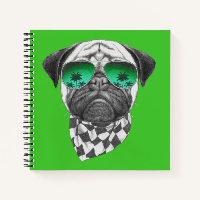 Cuaderno Miami Pug (Anverso)