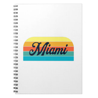 Cuaderno Miami retro
