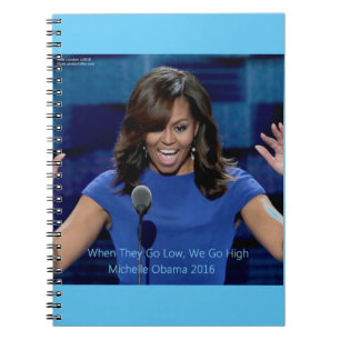 Cuaderno Michelle Obama "Nosotros Vamos Alto" de Colección