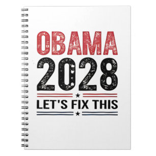 Cuaderno Michelle Obama para el presidente Obama 2028