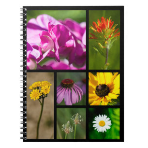 Cuaderno Michigan Wildflowers Montage