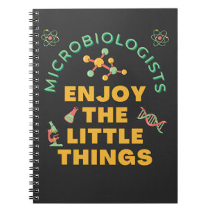 Cuaderno Microbiologists Enjoy The Little Things