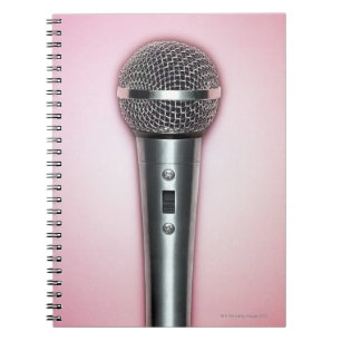 Cuaderno Micrófono del cromo
