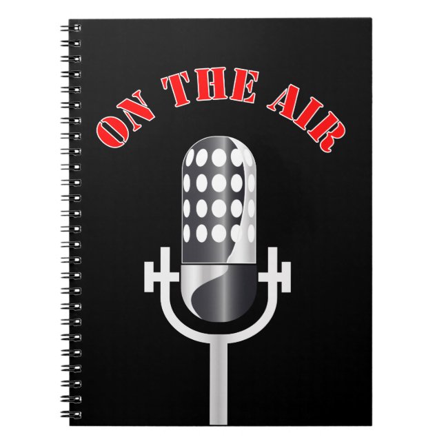 Cuaderno Micrófono vintage (Frente)