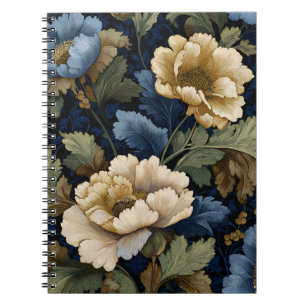 Cuaderno Midnight Botanica — Floral Elegante