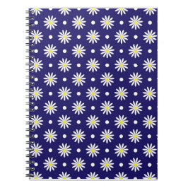 Cuaderno Midnight Daisy Spiral Notebook