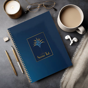 Cuaderno Midnight Palm Collection Marina de Lujo Azul