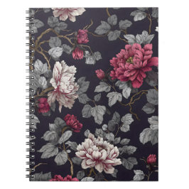 Cuaderno Midnight Peony Botanica