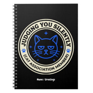 Cuaderno Miembro de la Asociación Oficial de Gatos que te J