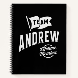 Cuaderno Miembro de Team Andrew Lifetime