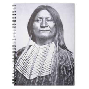 Cuaderno Miembro de una tribu del Comanche, 1872 (foto de