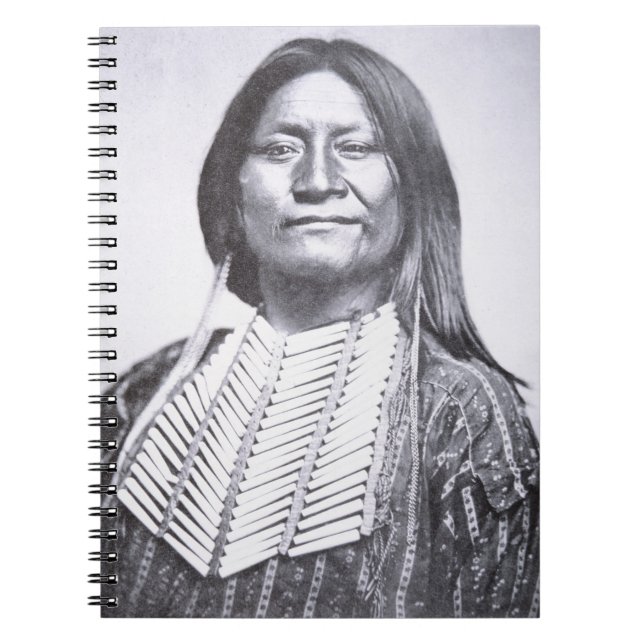 Cuaderno Miembro de una tribu del Comanche, 1872 (foto de (Frente)