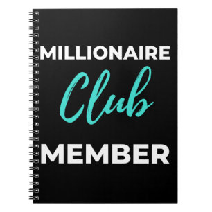 Cuaderno Miembro del Club de Millonarios