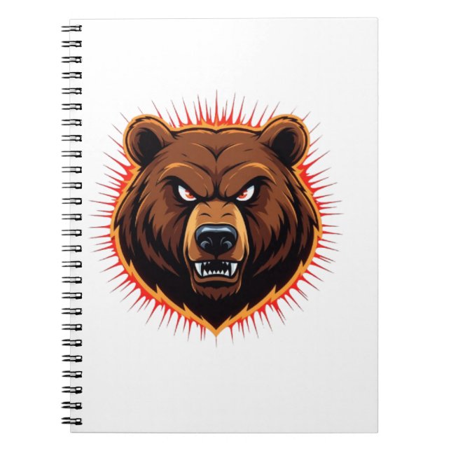 Cuaderno Mighty Bear – Raw Strength of Nature (Frente)