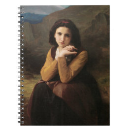Cuaderno Mignon (Chica joven dulce francés) (de Bouguereau)