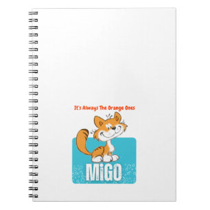 Cuaderno Migo El Gato Naranja - Siempre Es El Naranja