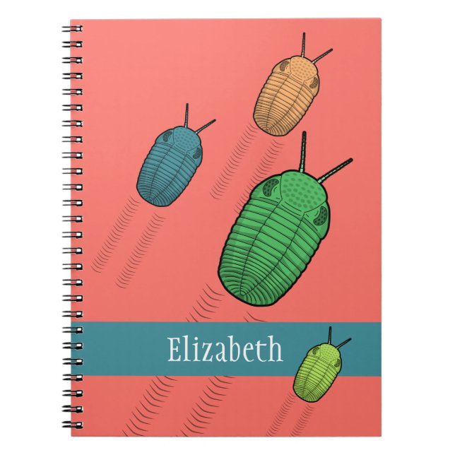 Cuaderno Migración de trilobitas- Animal prehistórico (Frente)