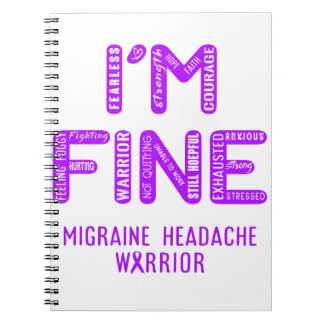 Cuaderno Migraine Headache Warrior - ESTOY BIEN