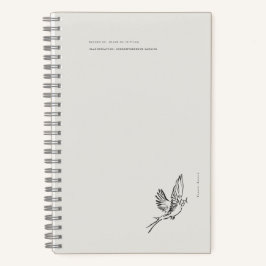 Cuaderno Migratory Swallow- Naturalist Menagerie Archive