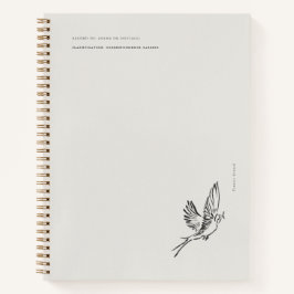 Cuaderno Migratory Swallow- Naturalist Menagerie Archive