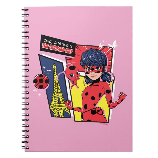 Cuaderno Milagroso Comic Ladybug Parisian Way (Frente)