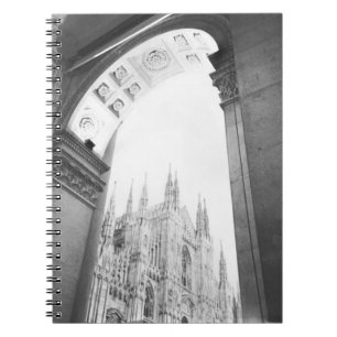 Cuaderno Milán Italia, Galleria Vista del Duomo