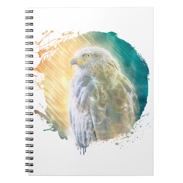 Cuaderno Milan Oiseau Animal Vie Sauvage Forêt Nature (Frente)