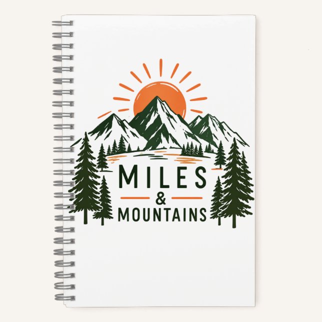 Cuaderno Miles & Mountains Journal (Anverso)