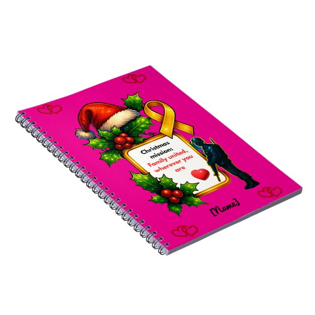 Cuaderno Military Christmas Family Matching – Christ (Lado Derecho)