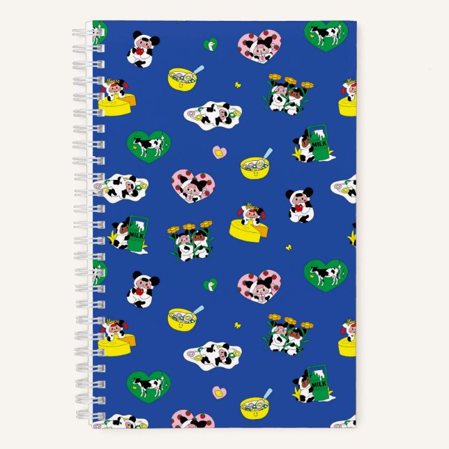 Cuaderno Milk Lover Blue (Anverso)
