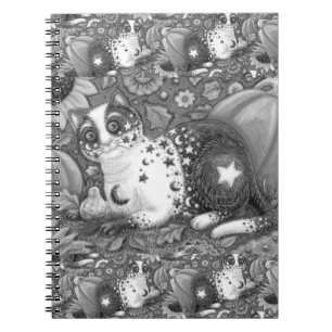 CUADERNO MILKYWAY, UN GATO MÍSTICO DE HALLOWEEN, LUNA Y EST