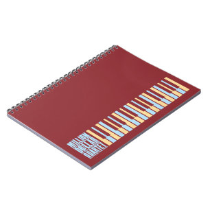 Cuaderno Millón de pianos del cuarteto del dólar