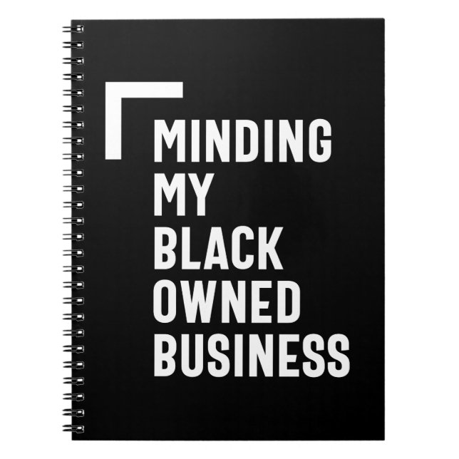 Cuaderno Minando a mi empresario de camiseta de negocios de (Frente)