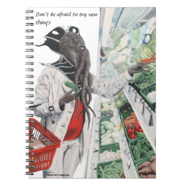 Cuaderno Mind Flayer Grocery Store Fantasía Espiral para po