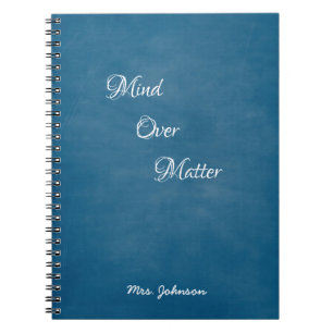Cuaderno Mind Over Mate Blue
