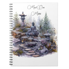 Cuaderno Mind Over Materia Buddha Spiral Photo Notebook