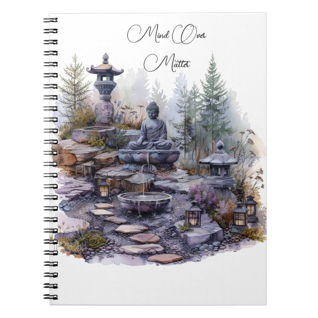Cuaderno Mind Over Materia Buddha Spiral Photo Notebook (Frente)
