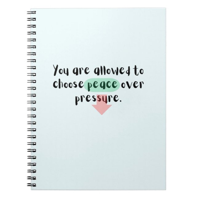 Cuaderno Mindful Writing Notebook – Choose Calm (Frente)